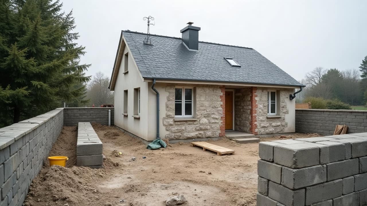 Pourquoi un mur en pierre ancien n'a souvent pas de fondation moderne